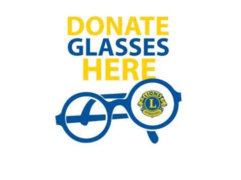 who accepts eyeglass donations locally.